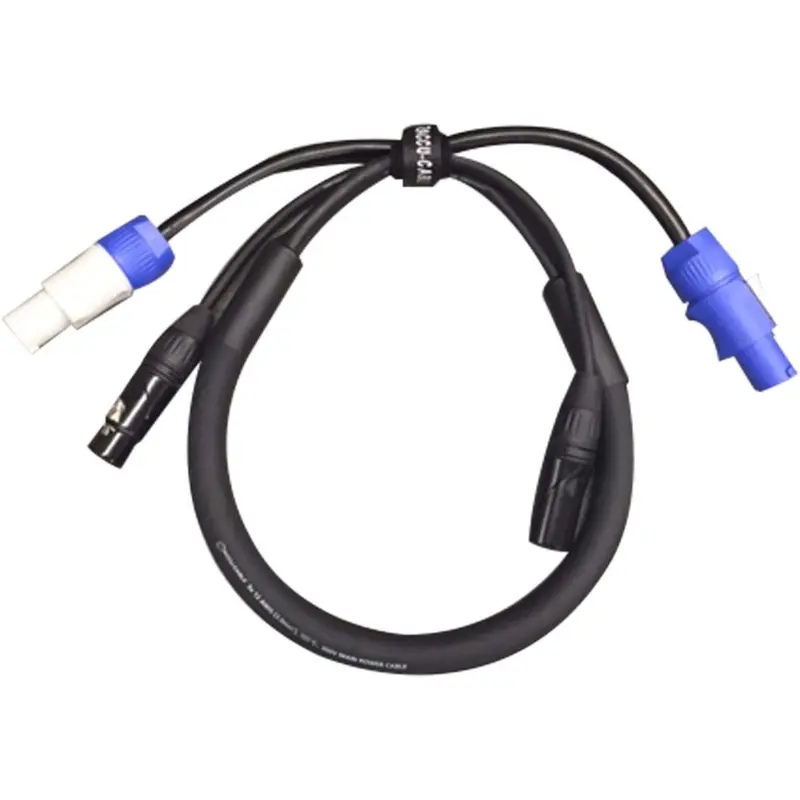 ADJ American DJ 3 Foot PowerCon 3-Pin DMX Combo Cable
