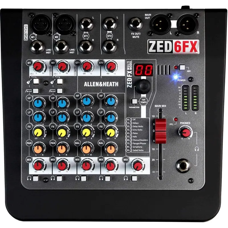 Allen & Heath ZED6FX 6-Channel Mixer