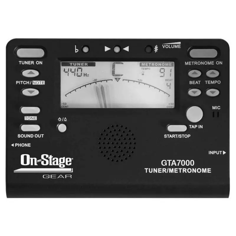On-Stage Chromatic Tuner/Metronome/Tone Generator