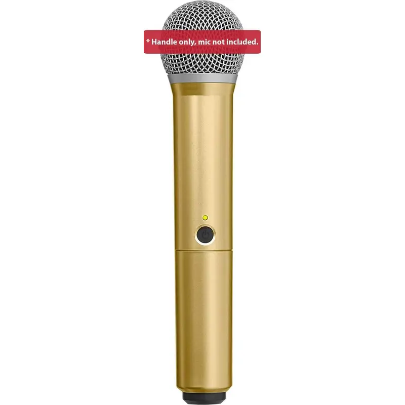 Shure BLX PG58 Wireless Mic Colored Handle Gold