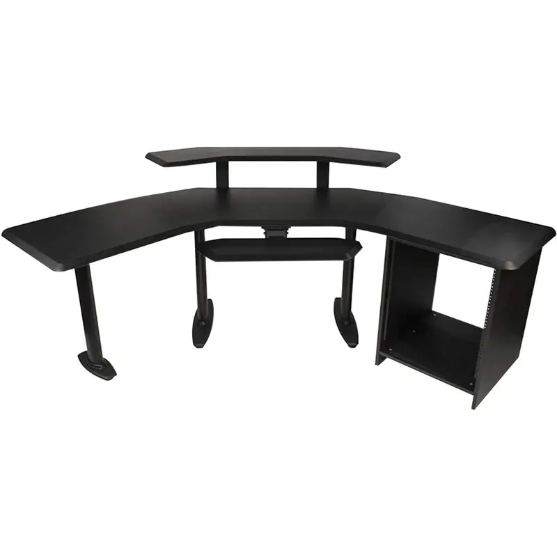 Ultimate Nucleus Studio Desk with 2nd Tier & Rack