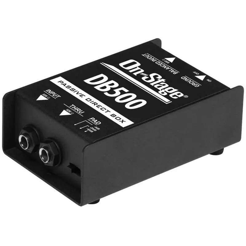 On-Stage DB500 Passive Single Channel Direct Box