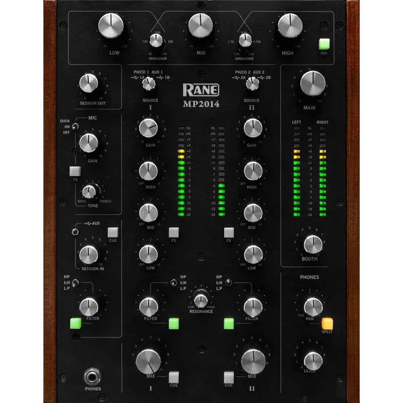 RANE MP2014 2-Channel Rotary Knob DJ Mixer