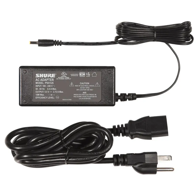 Shure PS51US Power Supply for 2 Bay Charger