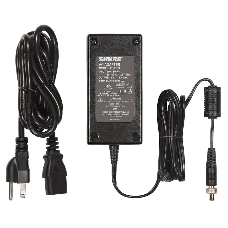 Shure PS60US Replacement In-Line US Power Supply