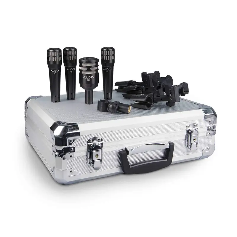 Audix DP4 4 Pc Drum Microphone Pack with Case