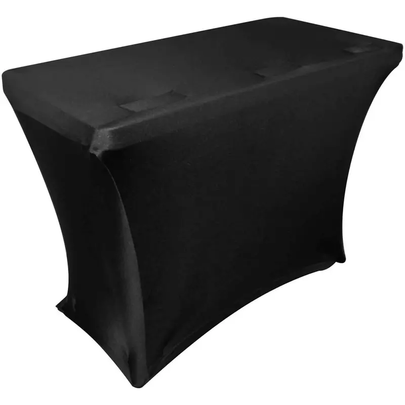 Odyssey SPATBL4BLK 4 Foot DJ Table Cover - Black