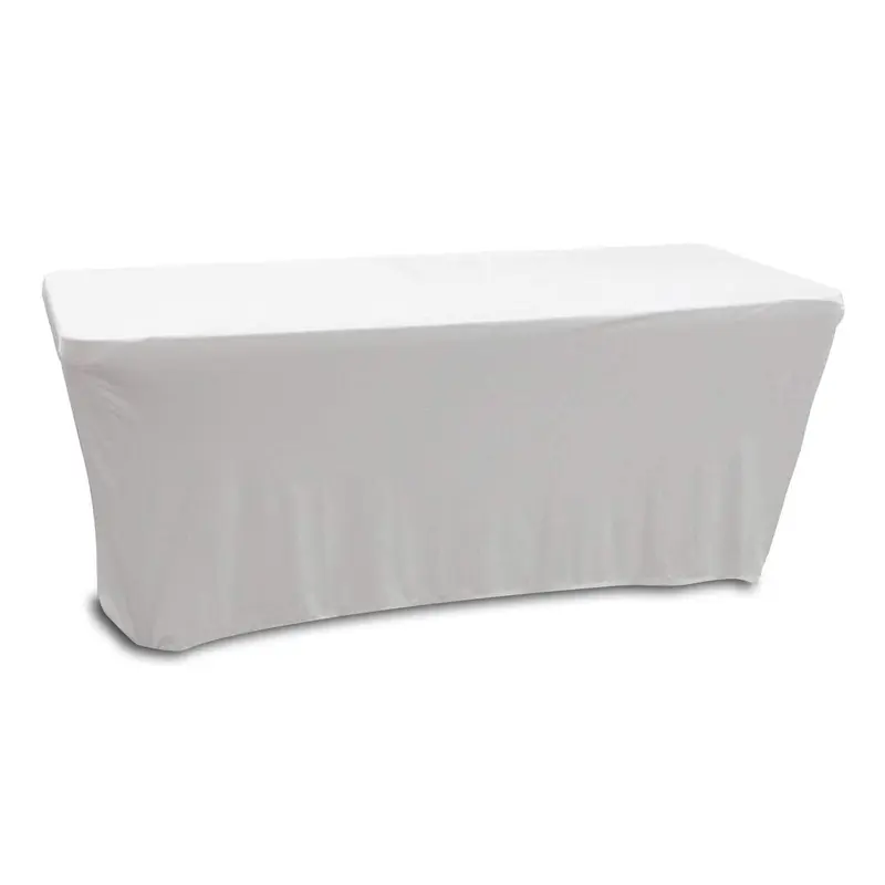 Odyssey SPATBL6WHT 6Ft Performers Table Cover - Wt