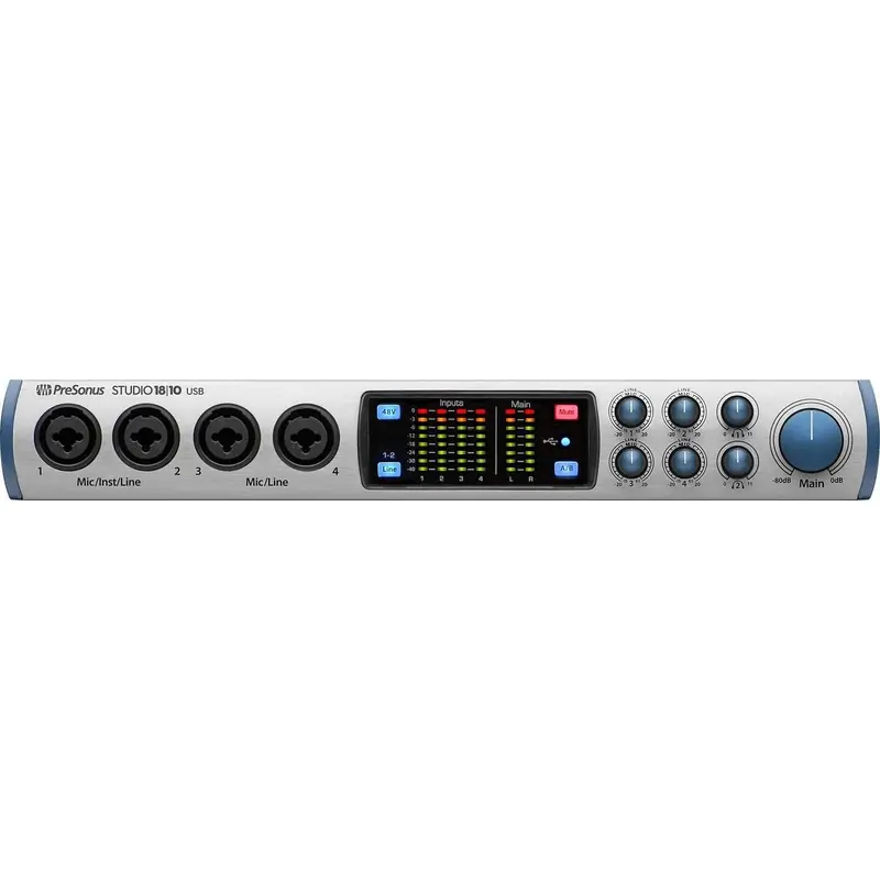 PreSonus Studio 1810 18x8 24-bit 192k USB 2.0 Audio Interface