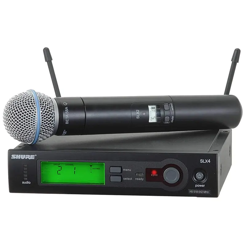 Shure SLX24/BETA58 Handheld Wireless Mic System with BETA58