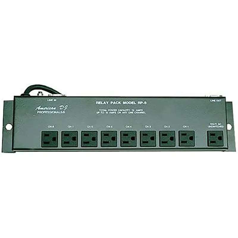 American DJ SRP8 8 Channel Relay Pack System