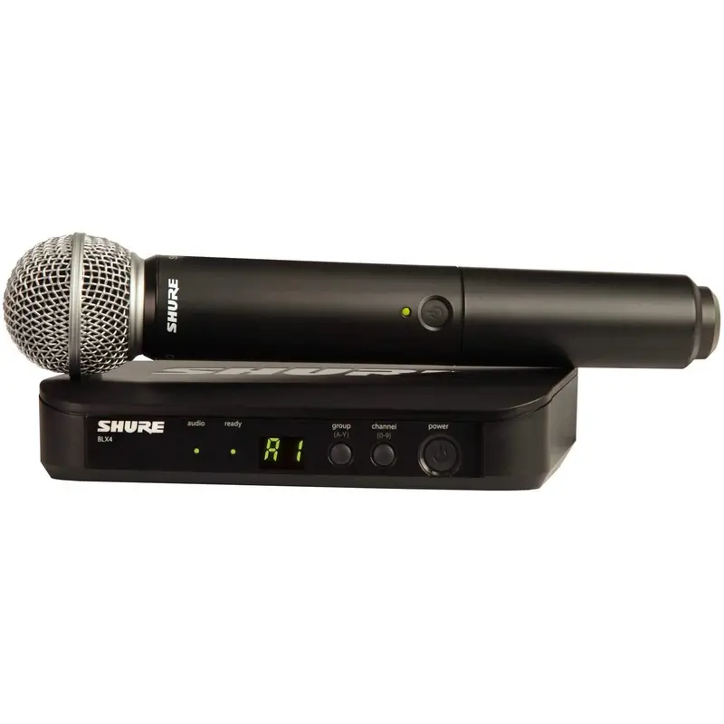 Shure BLX24/SM58 Wireless Handheld Mic System with SM58