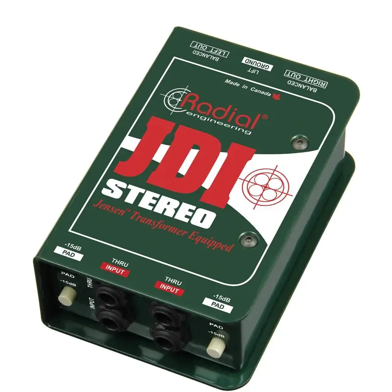 Radial JDI Stereo 2-Channel Passive Direct Box