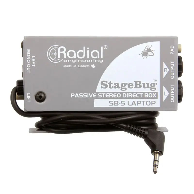 Radial SB-5 Stereo DI Box for Laptop Computer