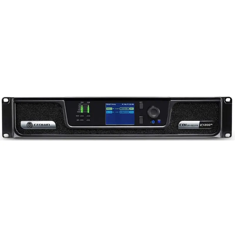 Crown CDi DriveCore 2-Channel 1200W Power Amplifier with BLU Link