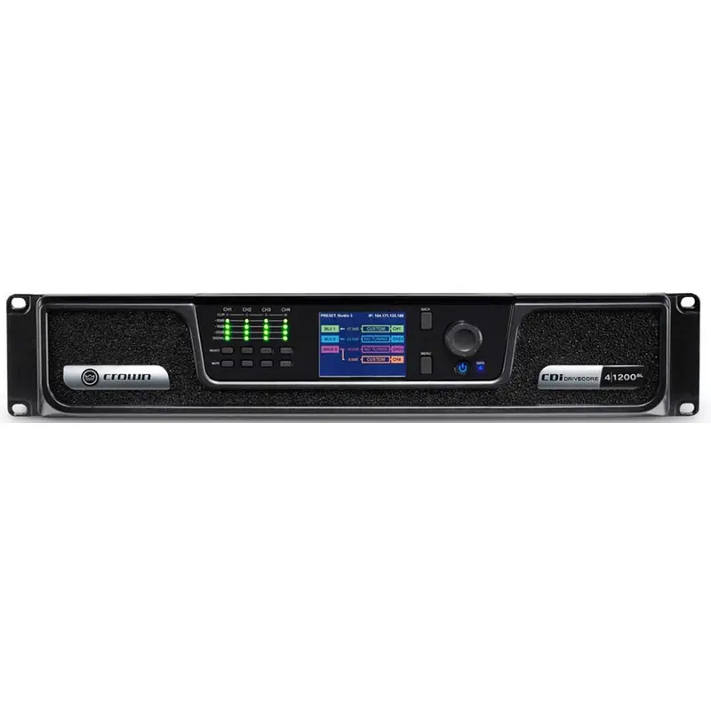 Crown CDi DriveCore 4-Channel 1200W Power Amplifier with BLU Link