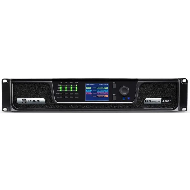 Crown CDi DriveCore 4-Channel 600W Power Amplifier with BLU Link