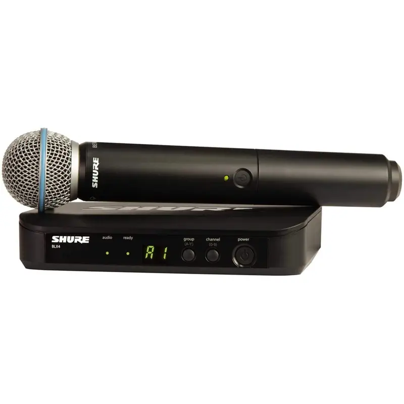 Shure BLX24 Wireless Handheld Mic Sys w Beta58 H9