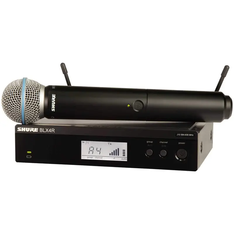 Shure BLX24R/B58 Wireless Rack Mount Handheld Mic with Beta58