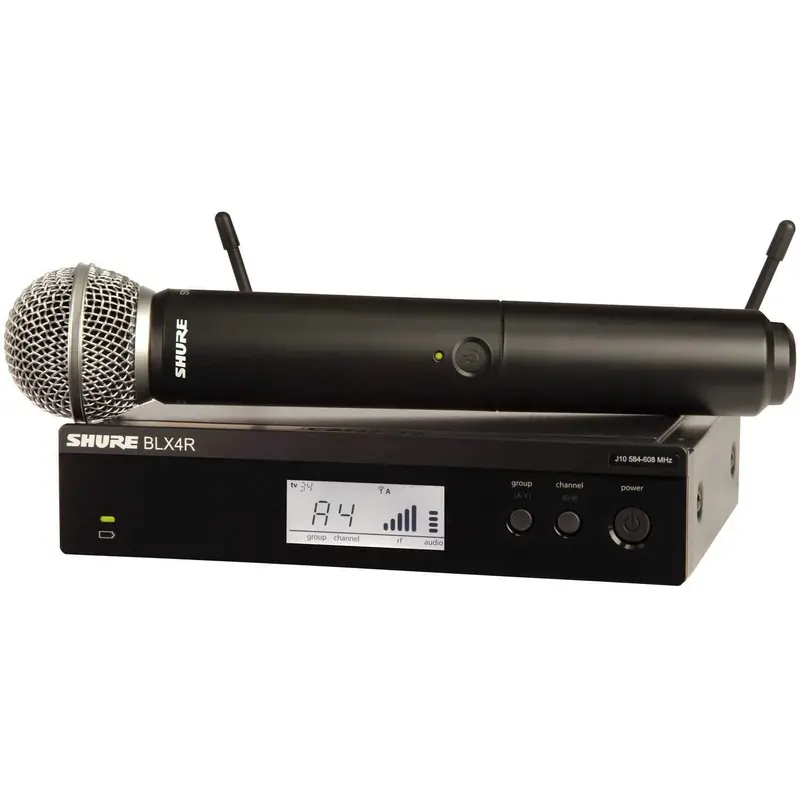 Shure BLX24R SM58 Rackmount Handheld Wireless Mic