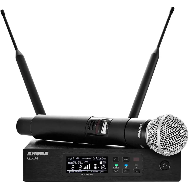 Shure QLXD Wireless Handheld Mic System w/ SM58 (H50 Frequency)