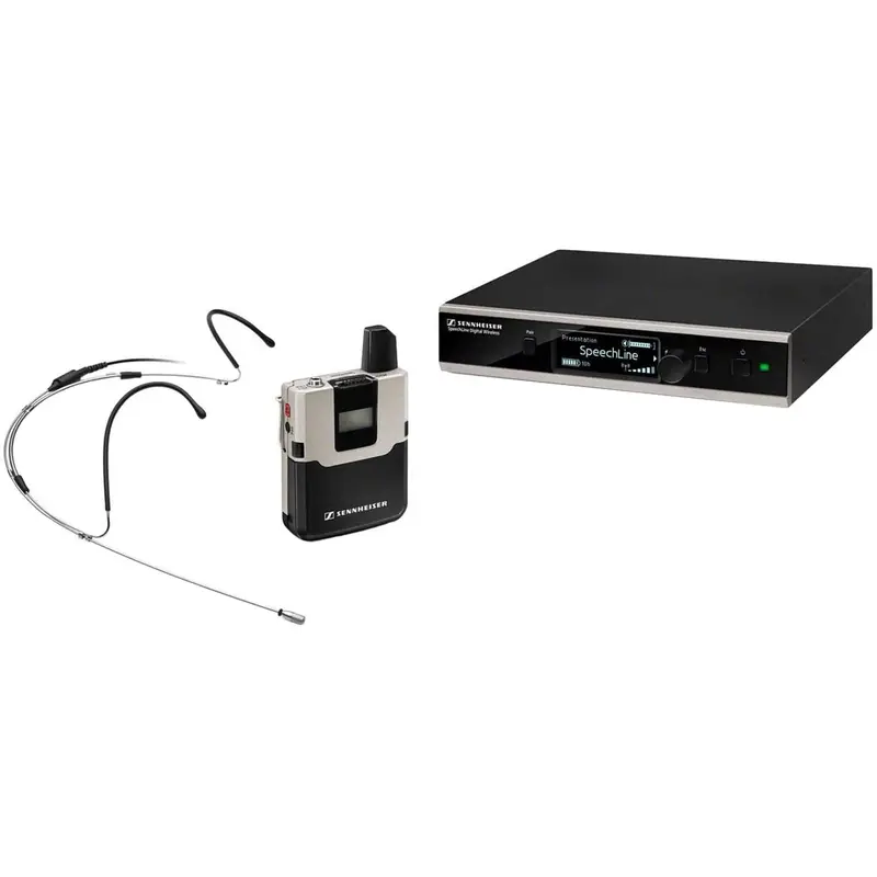 Sennheiser SL HEADMIC SET DW-4-US R Rackmount Wireless Headmic Set