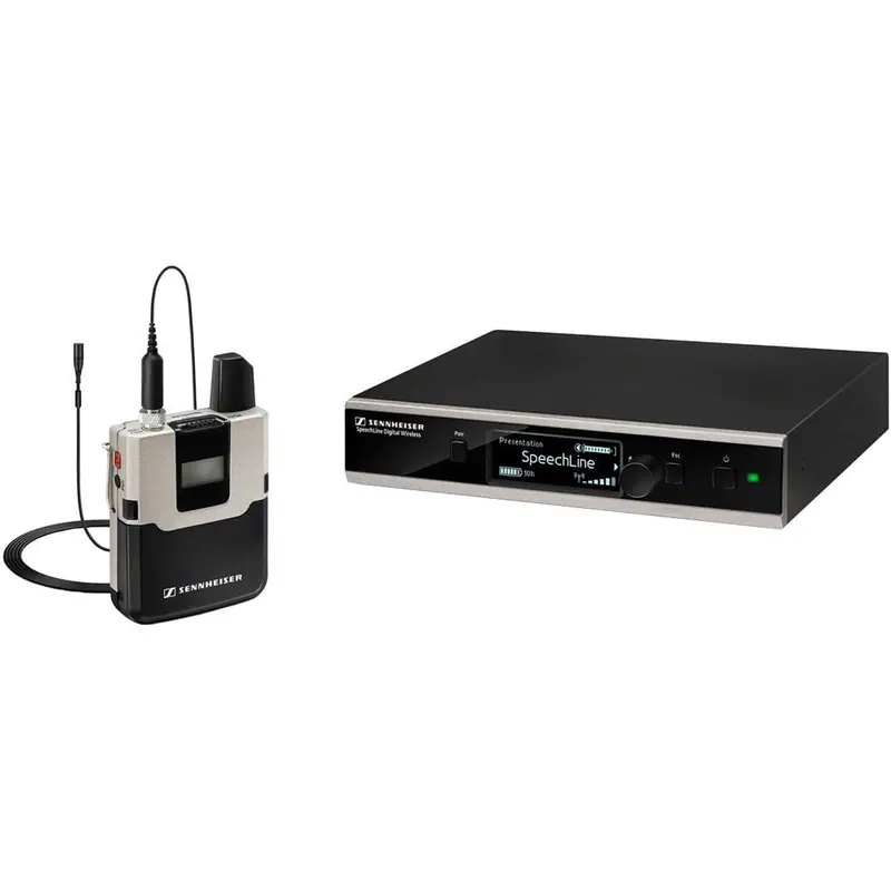 Sennheiser SL LAVALIER SET DW-4-US Rackmount Wireless Lavalier Mic
