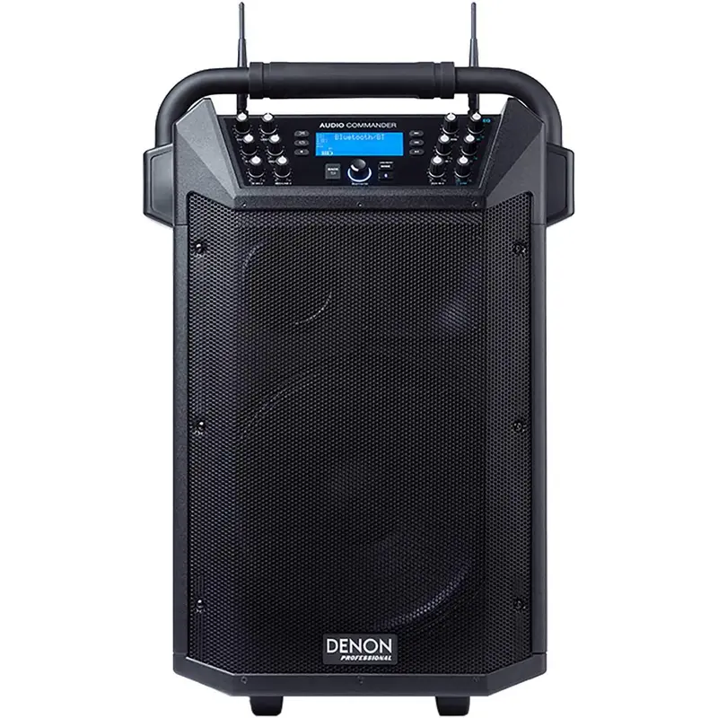 Denon Pro Commander Battery-Powered PA System with Wireless Mics