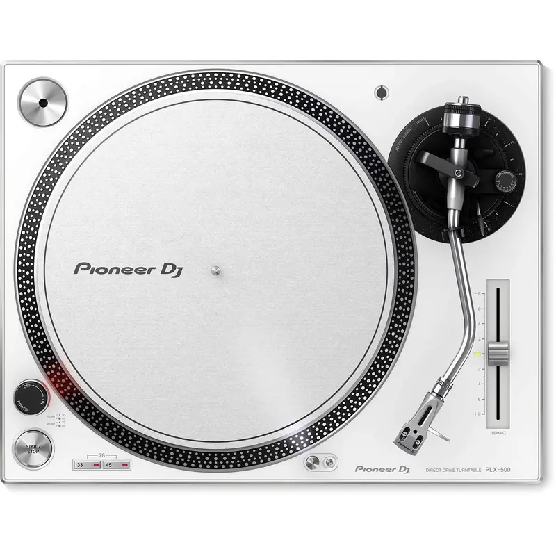 Pioneer DJ PLX-500-W White Direct Drive Turntable
