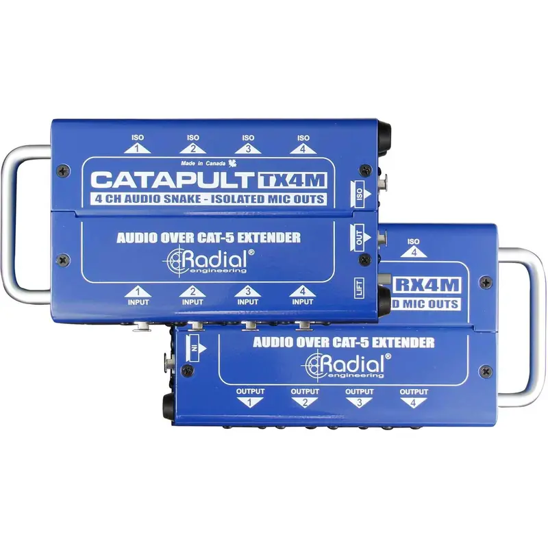 Radial Catapult RX4M 4 Channel Receiver Mic-level