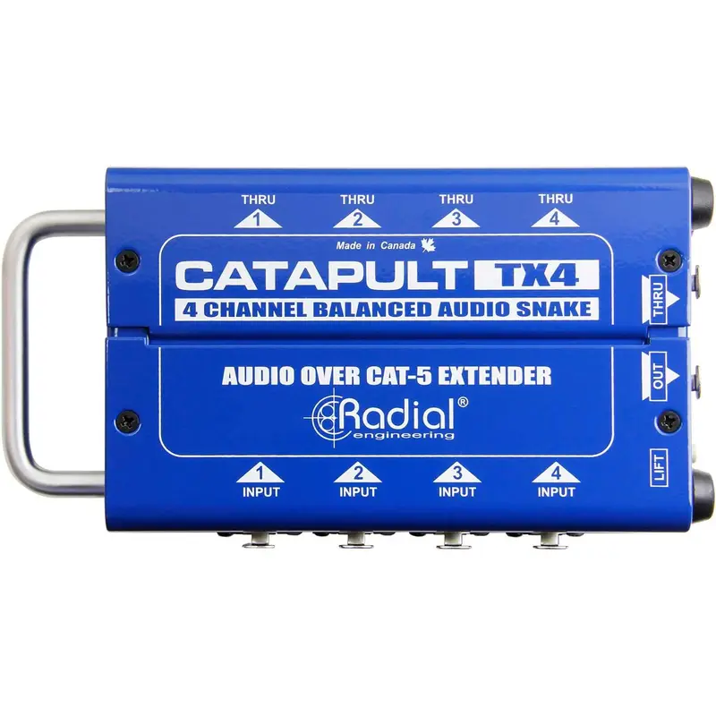 Radial Catapult TX4 4ch Transmitter w Balanced i/o