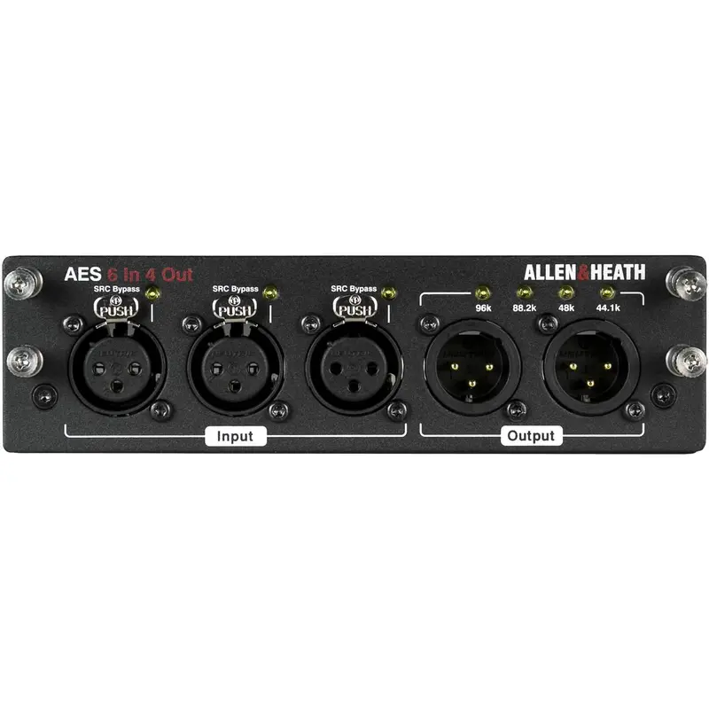 Allen & Heath M-DL-AES6I4O-A AES3 I/0 Card