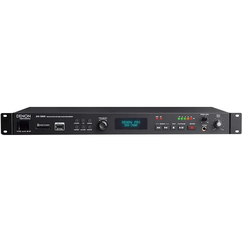 Denon Pro DN-300R Solid-State USB Media Recorder