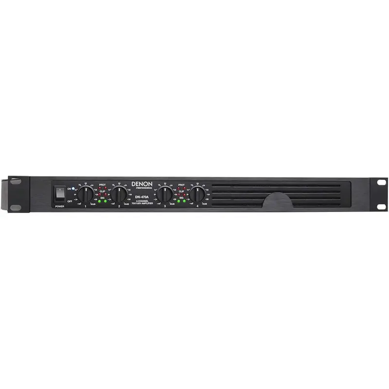 Denon Pro DN-470A 4-Channel 70V/100V Amplifier