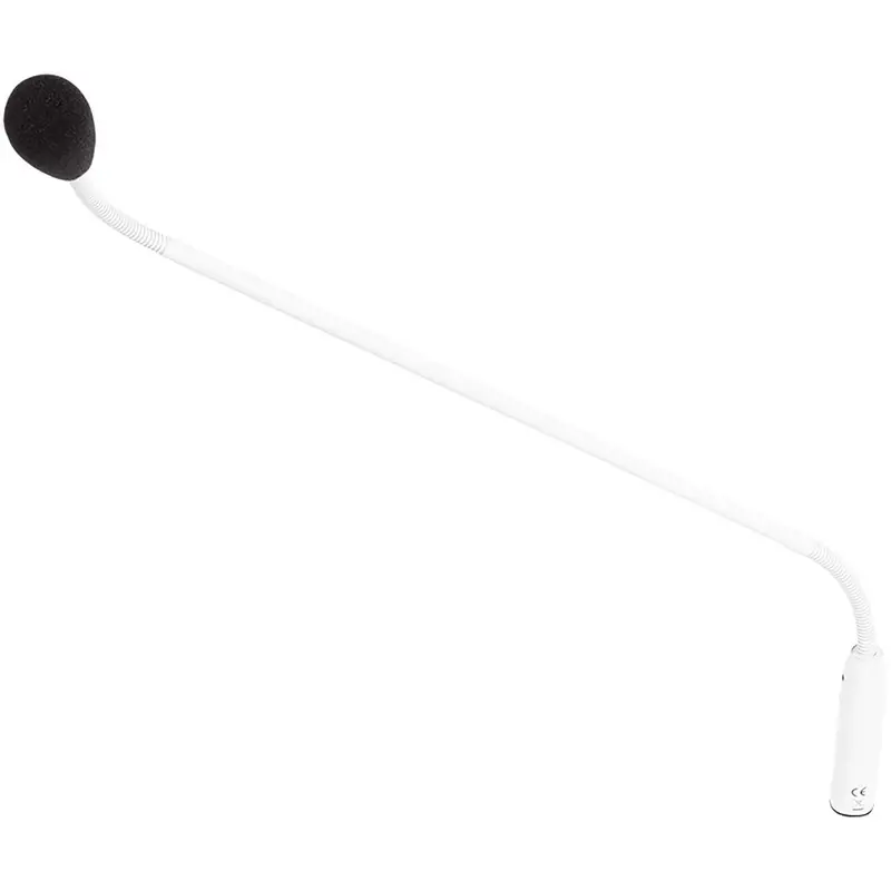Denon Pro DN-GNW White XLR Gooseneck Microphone