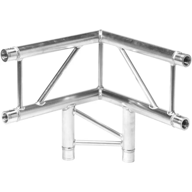 Global Truss IB-4063V 1.64Ft (.5M) I-Beam F32 3-Way 90 Degree Corner
