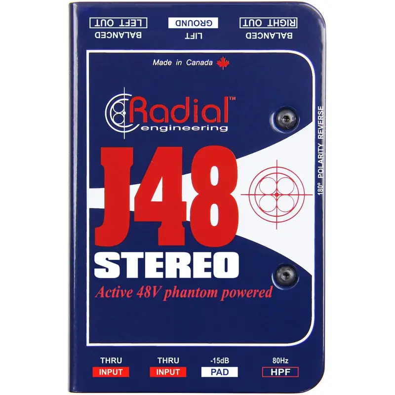 Radial J48 Stereo Active DI Box