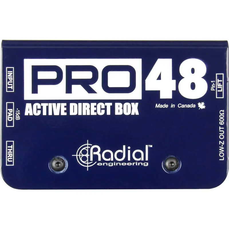 Radial Pro48 48V Phantom Powered Active DI
