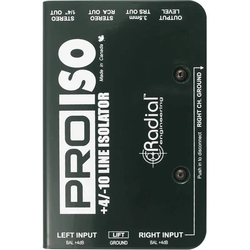 Radial ProISO Voice Range Passive Converter