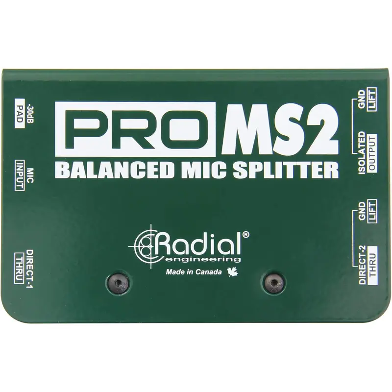 Radial ProMS2 Passive Mic Splitter