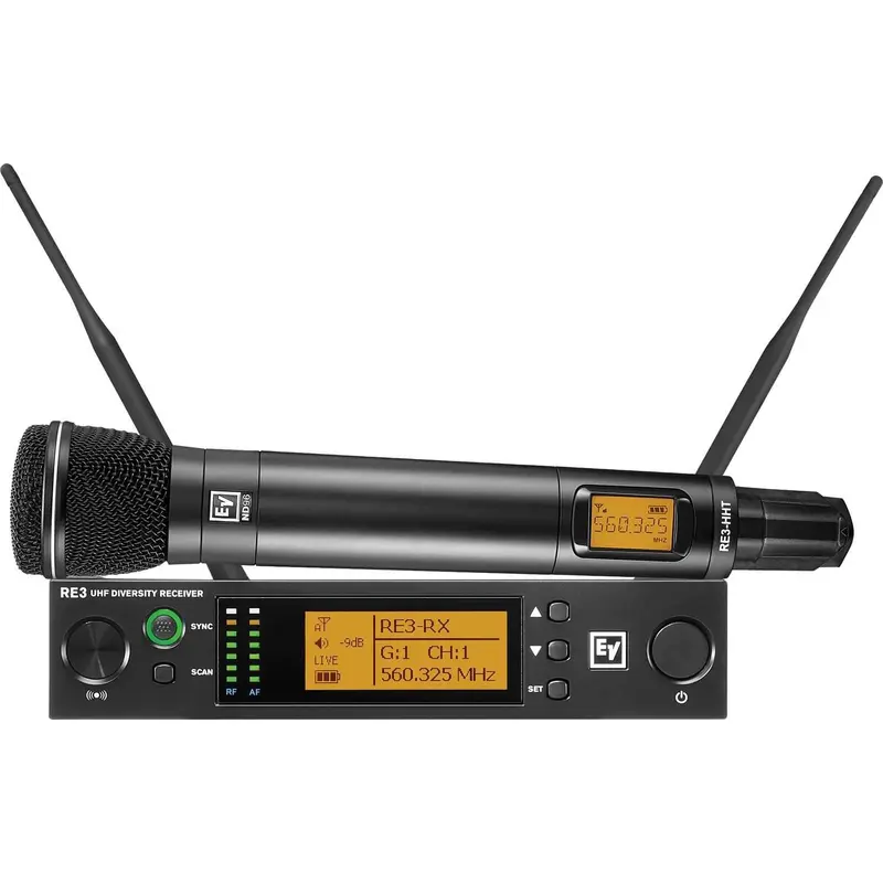 Electro-Voice RE3 ND96 6M Wireless Handheld Mic Set