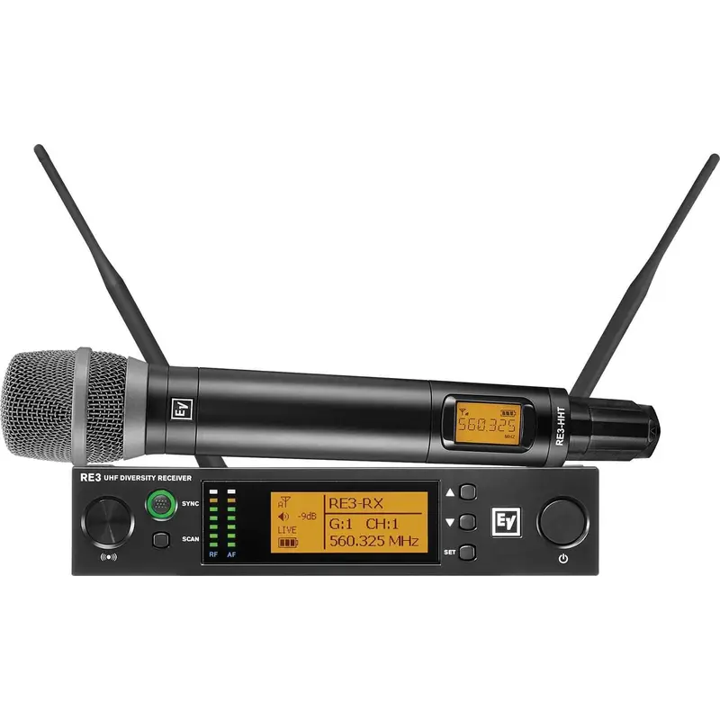 Electro-Voice RE3 RE520 5L Wireless Handheld Mic Set