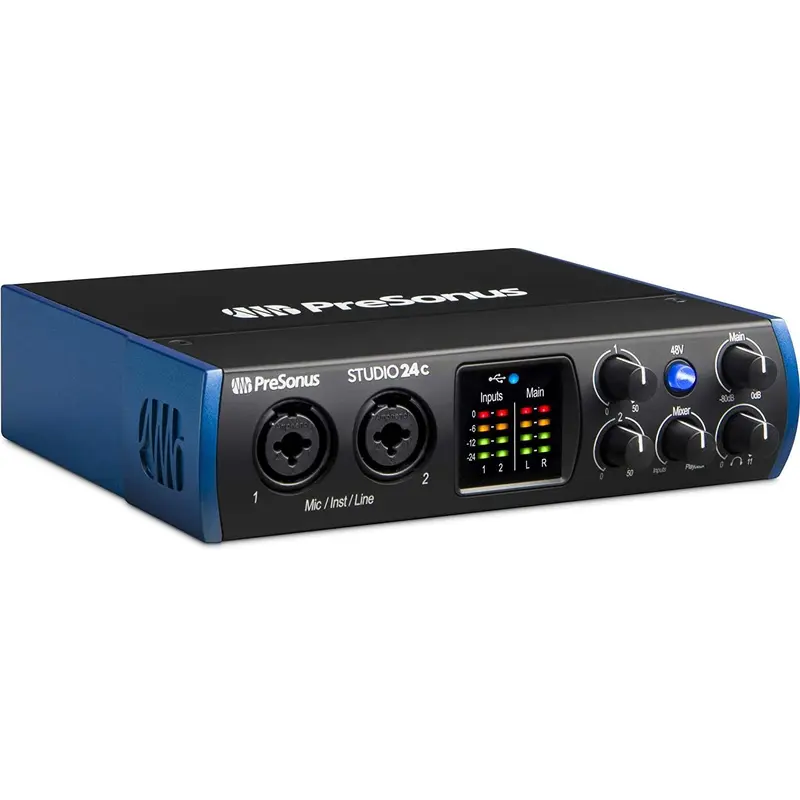 PreSonus Studio 24C 2x2 USB-C Audio Interface