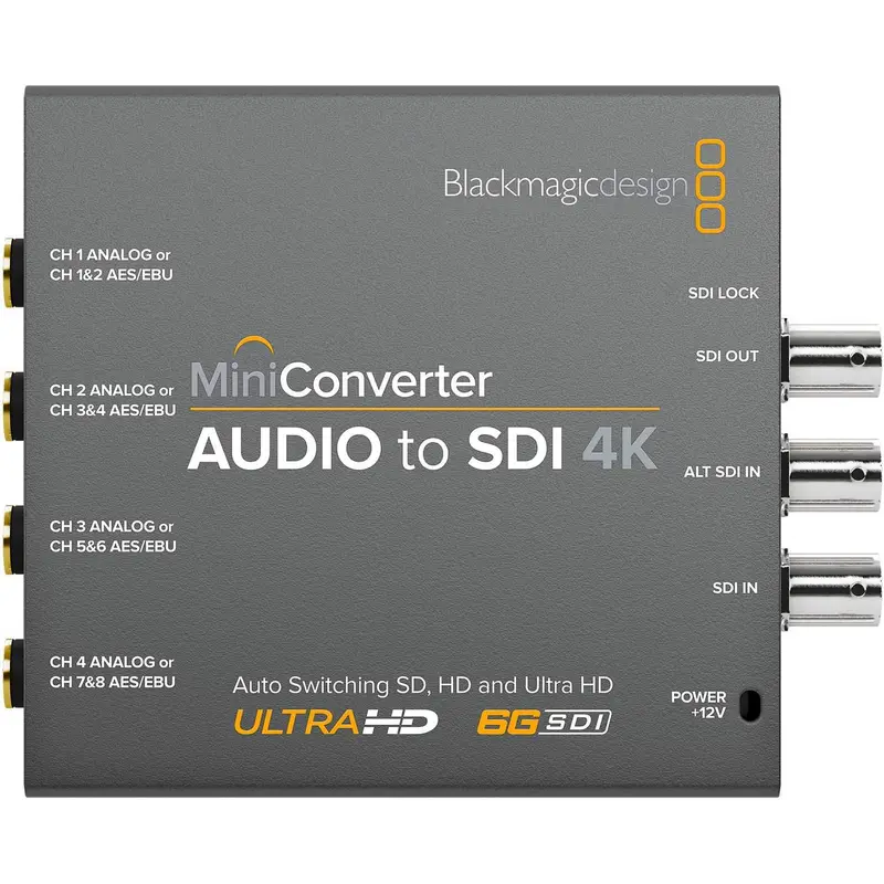 Blackmagic Design Mini Converter Audio to SDI 4K