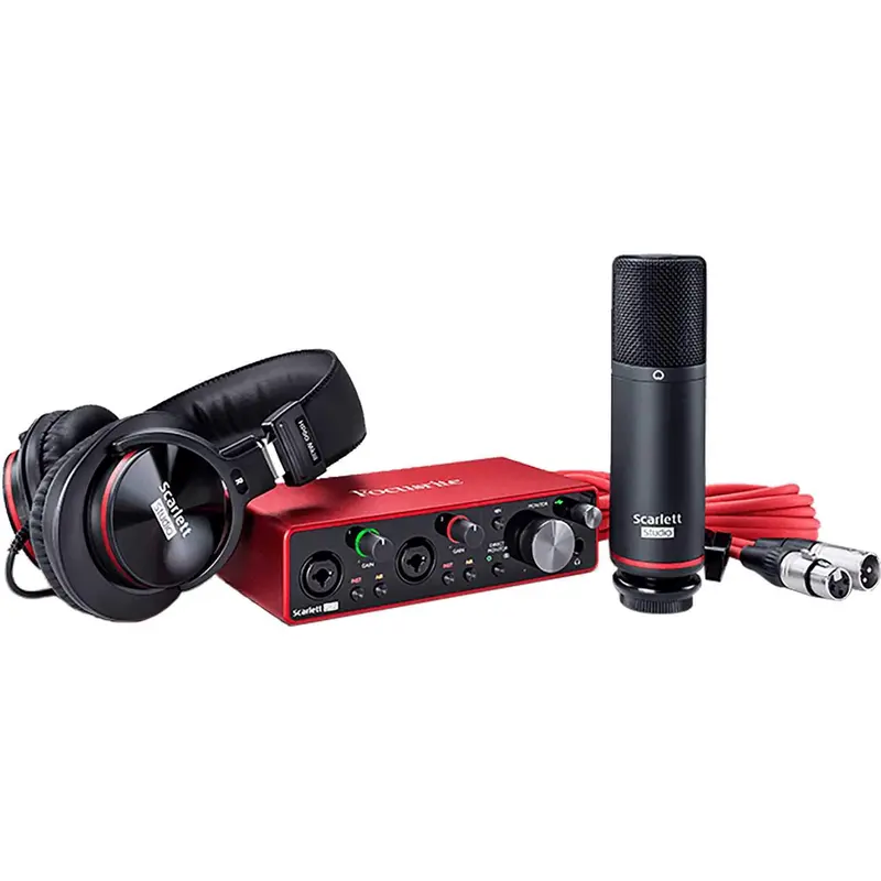 Focusrite Scarlett 2I2 Studio 3G Interface with Kit