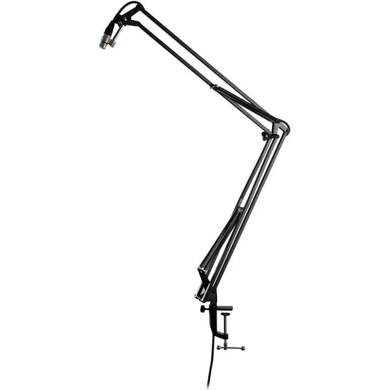 Gator GFWMICBCBM1000 Desk-Mount Broadcast/Podcast Boom Mic Stand