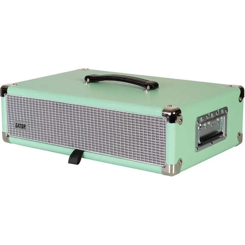 Gator Vintage Amp Vibe Rack Case - 2U Seafoam Green