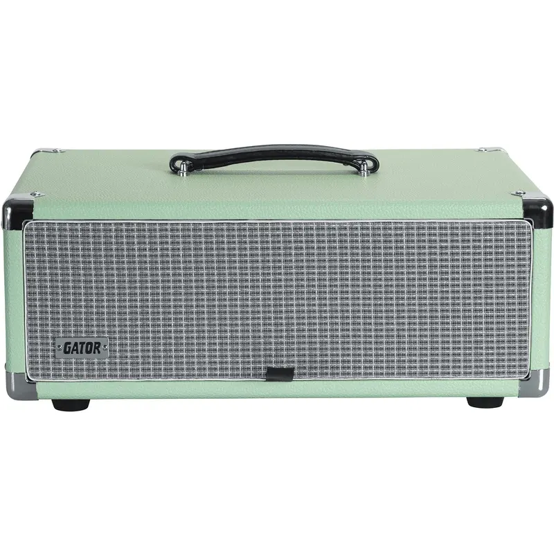 Gator Vintage Amp Vibe Rack Case - 3U Seafoam Green