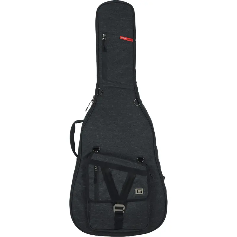 Gator Black Transit Bag For Jumbo Acoustic Guitars
