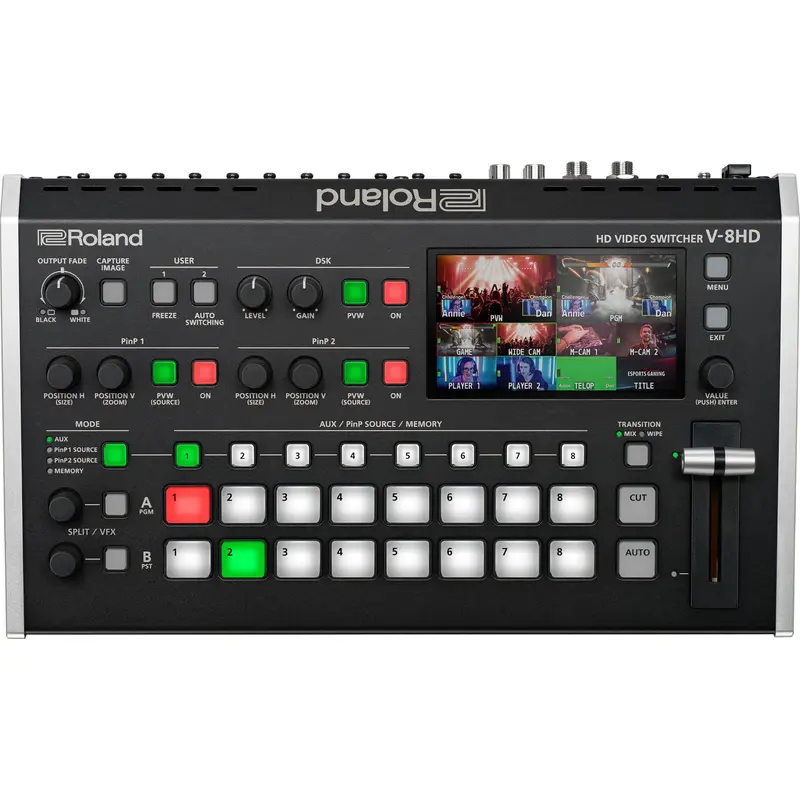 Roland V-8HD HD 18-Cannel HDMI Studio Video Switcher